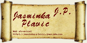 Jasminka Plavić vizit kartica